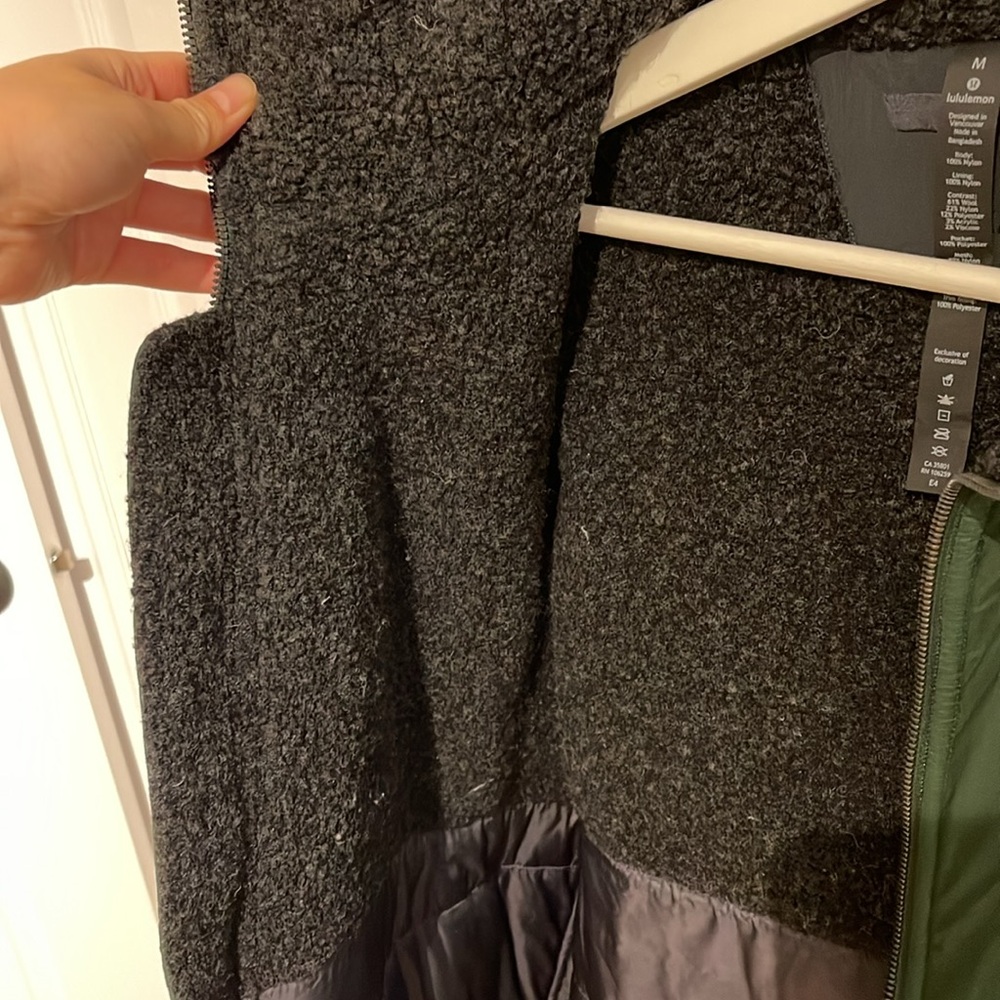 Lululemon Requisition Bomber 🌲🖤 Envy Green / Heathered Black - Picture 12 of 15